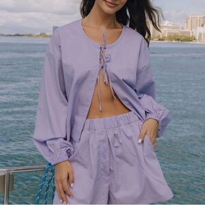 Daily Drills Poplin tie top - Wink